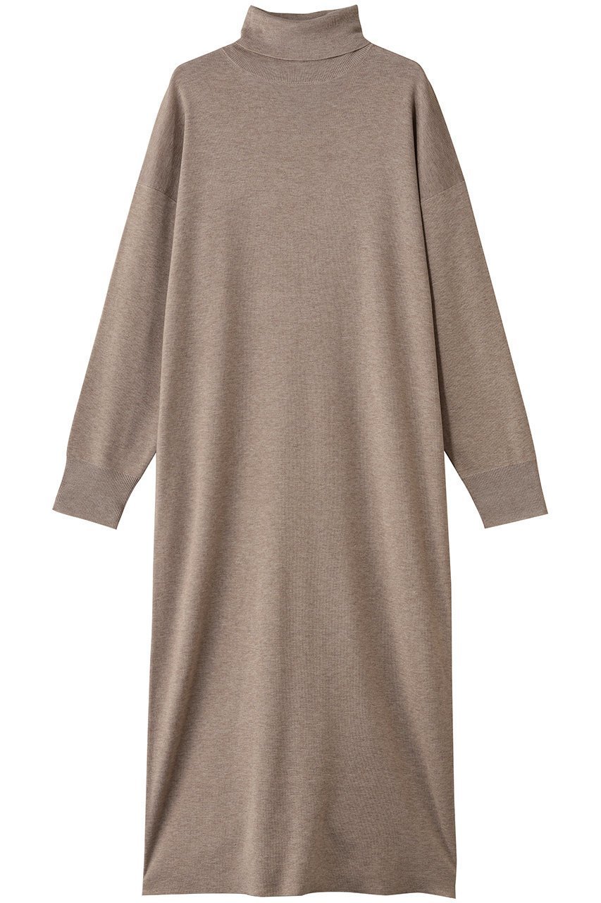 【スリー ドッツ/three dots】のリュクスセーター ドレス インテリア・キッズ・メンズ・レディースファッション・服の通販 founy(ファニー) 　ファッション　Fashion　レディースファッション　Fashion for Women　ワンピース　Dresses　フォーマル・パーティードレス・結婚式用ドレス　Elegant & Casual Dresses　チュニック　Tunic Tops & Dresses　シンプル　Simple, Minimal　チュニック　Tunic, Long Top　ドレス　Dress, One-Piece　ベスト　Vest, Waistcoat　ロング　Long, Long-Length　定番　Standard, Basic Item　新作・新入荷　New Arrivals / New In　旅行　Travel　ベージュ|ID: prp329100004696768 ipo3291000000033917472
