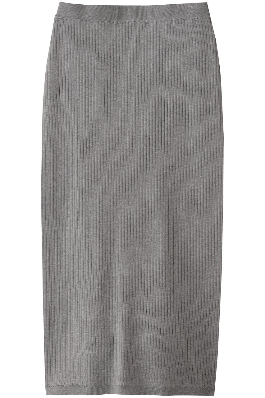 【スリー ドッツ/three dots】のリュクスセーター リブスカート インテリア・キッズ・メンズ・レディースファッション・服の通販 founy(ファニー) 　ファッション　Fashion　レディースファッション　Fashion for Women　スカート　Skirts　ロングスカート　Long Skirts / Maxi & Midi Skirts　シンプル　Simple, Minimal　ロング　Long, Long-Length　定番　Standard, Basic Item　グレー|ID: prp329100004696772 ipo3291000000035403371