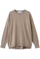【スリー ドッツ/three dots】のリュクスセーター ルーズプルオーバー ベージュ|ID: prp329100004696775 ipo3291000000033917522
