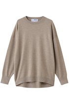 【スリー ドッツ/three dots】の【ラメニット】リュクスセーター ルーズプルオーバー ベージュ|ID: prp329100004696777 ipo3291000000033917533