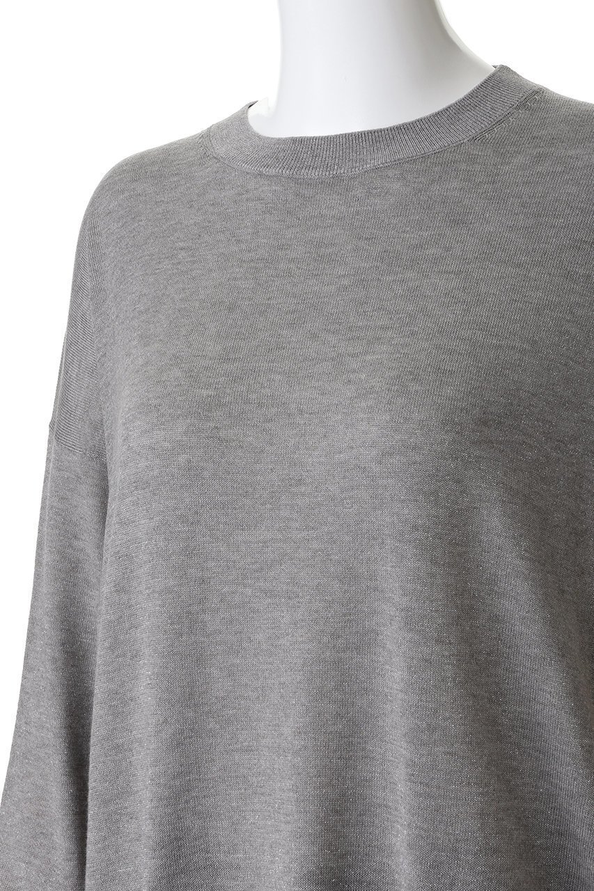 【スリー ドッツ/three dots】の【ラメニット】リュクスセーター ルーズプルオーバー 人気、トレンドファッション・服の通販 founy(ファニー) 　ファッション　Fashion　レディースファッション　Fashion for Women　トップス・カットソー　Cut & Sew Tops　ニット　Knit Tops & Sweaters　カジュアルプルオーバー・ニットトップス　Pullovers & Knit Tops / Casual Pullovers　シンプル　Simple, Minimal　ボトム　Bottoms, Lower Wear　ロング　Long, Long-Length　エレガント 上品　Elegant　冬　Winter / This Winter　夏　Summer　新作・新入荷　New Arrivals / New In　秋　Autumn　other-5|ID: prp329100004696777 ipo3291000000033917540