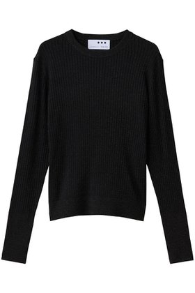 【スリー ドッツ/three dots】の【ラメニット】リュクスセーター リブニットTEE 人気、トレンドファッション・服の通販 founy(ファニー) ファッション Fashion レディースファッション Fashion for Women トップス・カットソー Cut & Sew Tops ニット Knit Tops & Sweaters カジュアルプルオーバー・ニットトップス Pullovers & Knit Tops / Casual Pullovers キャミワンピース Cami Dress, Slip Dress シンプル Simple, Minimal ベーシック Basic, Essential リブニット Rib Knit, Ribbed Knit ロング Long, Long-Length 新作・新入荷 New Arrivals / New In |ID:prp329100004696779