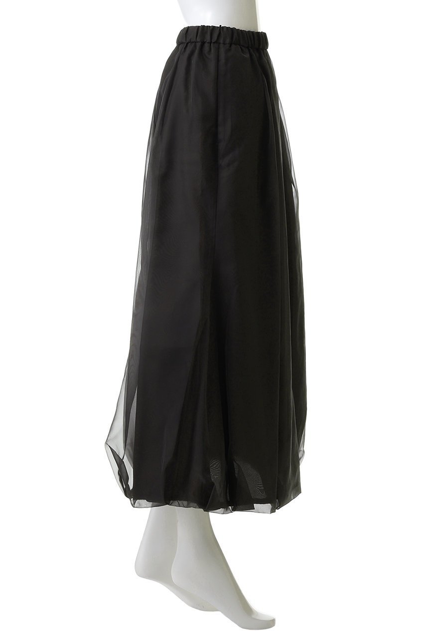 【ミディウミソリッド/MIDIUMISOLID】のシアーロングバルーンスカート 人気、トレンドファッション・服の通販 founy(ファニー) 　ファッション　Fashion　レディースファッション　Fashion for Women　スカート　Skirts　ロングスカート　Long Skirts / Maxi & Midi Skirts　おすすめ　Recommended / Our Picks　コンパクト　Compact, Small Size　シアー　Sheer, See-Through　バルーン　Balloon, Balloon Silhouette　フェミニン　Feminine, Girly　フォルム　Silhouette, Form　ロング　Long, Long-Length　other-3|ID: prp329100004696780 ipo3291000000035948469