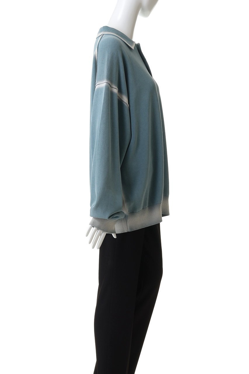 【メゾンスペシャル/MAISON SPECIAL】の【UNISEX】ハイツイストピグメントブリーチニットポロ L/S 人気、トレンドファッション・服の通販 founy(ファニー) 　ファッション　Fashion　レディースファッション　Fashion for Women　トップス・カットソー　Cut & Sew Tops　ニット　Knit Tops & Sweaters　シャツ・ブラウス・オフィスカジュアル　Elegant Blouses & Button-Ups　ロングTシャツ・Tシャツ　Longline T-Shirts & Tees　カットソー・ベーシックTシャツ　Cut-and-Sewn Tops / Stretch Tees & Basics　ユニセックス　Unisex, Genderless　スリーブ　Sleeve, Long Sleeve / Short Sleeve　ベーシック　Basic, Essential　ポロシャツ　Polo Shirt, Collared Tee　ロング　Long, Long-Length　新作・新入荷　New Arrivals / New In　長袖　Long Sleeve, Full Sleeve　other-3|ID: prp329100004696789 ipo3291000000033917634