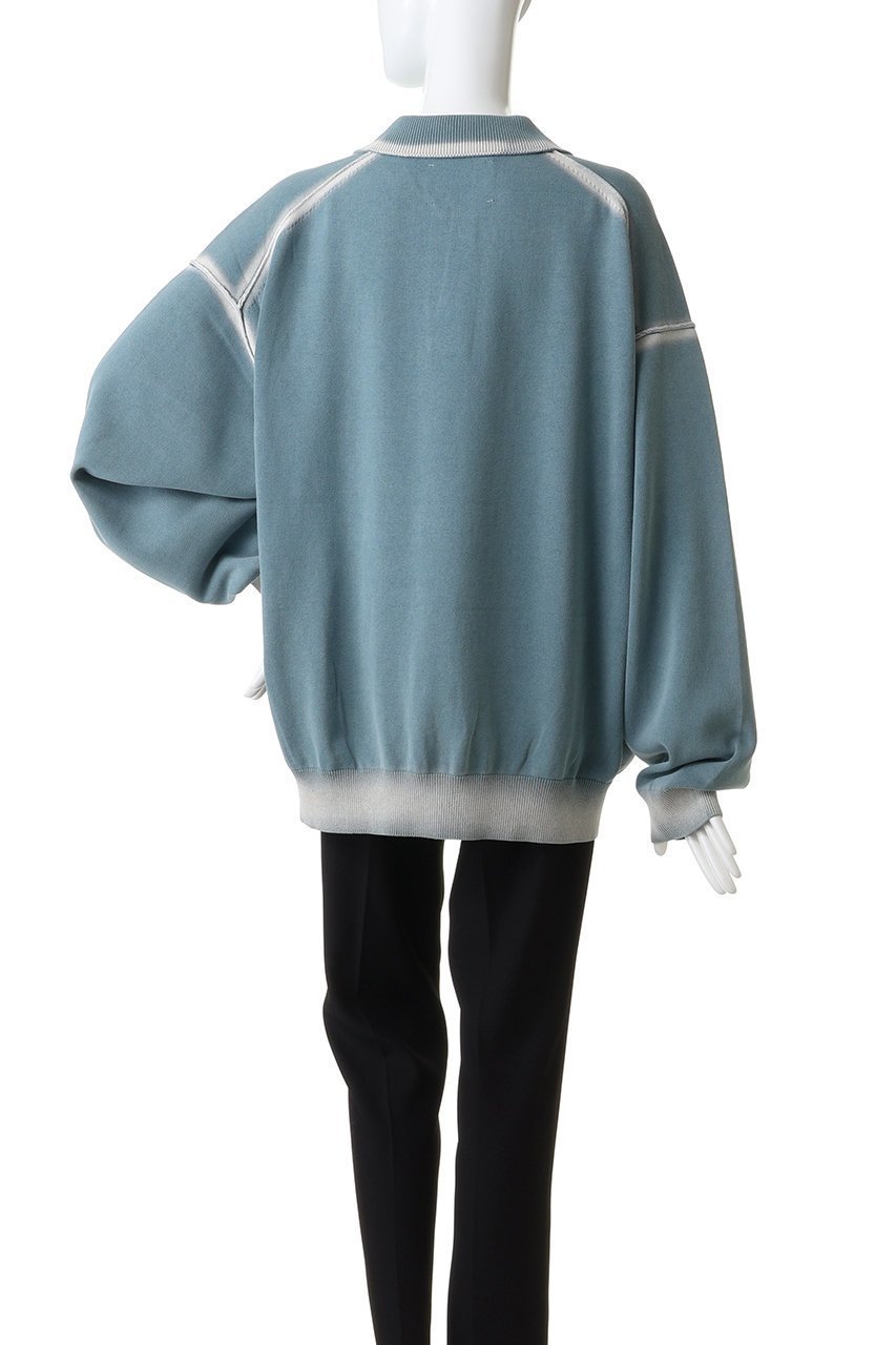 【メゾンスペシャル/MAISON SPECIAL】の【UNISEX】ハイツイストピグメントブリーチニットポロ L/S 人気、トレンドファッション・服の通販 founy(ファニー) 　ファッション　Fashion　レディースファッション　Fashion for Women　トップス・カットソー　Cut & Sew Tops　ニット　Knit Tops & Sweaters　シャツ・ブラウス・オフィスカジュアル　Elegant Blouses & Button-Ups　ロングTシャツ・Tシャツ　Longline T-Shirts & Tees　カットソー・ベーシックTシャツ　Cut-and-Sewn Tops / Stretch Tees & Basics　ユニセックス　Unisex, Genderless　スリーブ　Sleeve, Long Sleeve / Short Sleeve　ベーシック　Basic, Essential　ポロシャツ　Polo Shirt, Collared Tee　ロング　Long, Long-Length　新作・新入荷　New Arrivals / New In　長袖　Long Sleeve, Full Sleeve　other-4|ID: prp329100004696789 ipo3291000000033917635