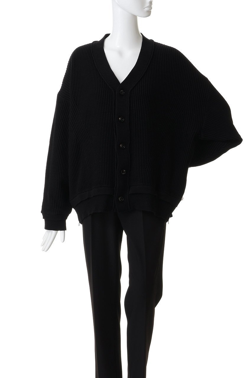 【メゾンスペシャル/MAISON SPECIAL】の【UNISEX】プライムオーバーアゼアミサイドジップカーディガン 人気、トレンドファッション・服の通販 founy(ファニー) 　ファッション　Fashion　レディースファッション　Fashion for Women　トップス・カットソー　Cut & Sew Tops　カーディガン・羽織り　Layered Style Cardigans　シャツ・ブラウス・オフィスカジュアル　Elegant Blouses & Button-Ups　ロングTシャツ・Tシャツ　Longline T-Shirts & Tees　カットソー・ベーシックTシャツ　Cut-and-Sewn Tops / Stretch Tees & Basics　ユニセックス　Unisex, Genderless　カーディガン　Cardigan, Knitwear　ジップ　Zip, Zipper　スリット　Slit, Slit Detail　新作・新入荷　New Arrivals / New In　畦　Ribbed Knit　other-2|ID: prp329100004696792 ipo3291000000033917653