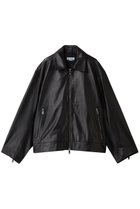 【メゾンスペシャル/MAISON SPECIAL】の【UNISEX】SHEEPレザー襟付きライダース BLK(ブラック)|ID: prp329100004696793 ipo3291000000033917662