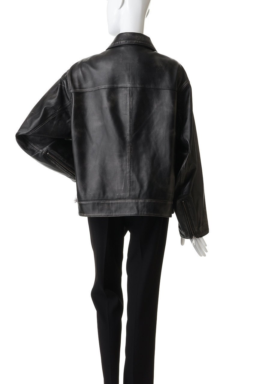 【メゾンスペシャル/MAISON SPECIAL】の【UNISEX】SHEEPレザー襟付きライダース 人気、トレンドファッション・服の通販 founy(ファニー) 　ファッション　Fashion　レディースファッション　Fashion for Women　アウター　Coat / Outerwear Collection　レディースジャケット・軽アウター　Jackets　ライダースジャケット / レザースタイル　Riders Jackets & Biker Style　ユニセックス　Unisex, Genderless　ジップ　Zip, Zipper　ジャケット　Jacket, Outerwear　ライダース　Riders　新作・新入荷　New Arrivals / New In　other-4|ID: prp329100004696793 ipo3291000000033917669