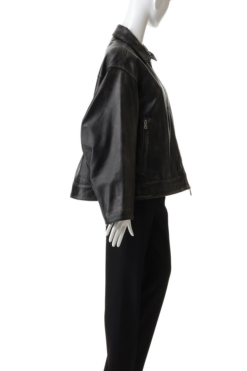 【メゾンスペシャル/MAISON SPECIAL】の【UNISEX】SHEEPレザー襟付きライダース 人気、トレンドファッション・服の通販 founy(ファニー) 　ファッション　Fashion　レディースファッション　Fashion for Women　アウター　Coat / Outerwear Collection　レディースジャケット・軽アウター　Jackets　ライダースジャケット / レザースタイル　Riders Jackets & Biker Style　ユニセックス　Unisex, Genderless　ジップ　Zip, Zipper　ジャケット　Jacket, Outerwear　ライダース　Riders　other-3|ID: prp329100004696793 ipo3291000000035841918