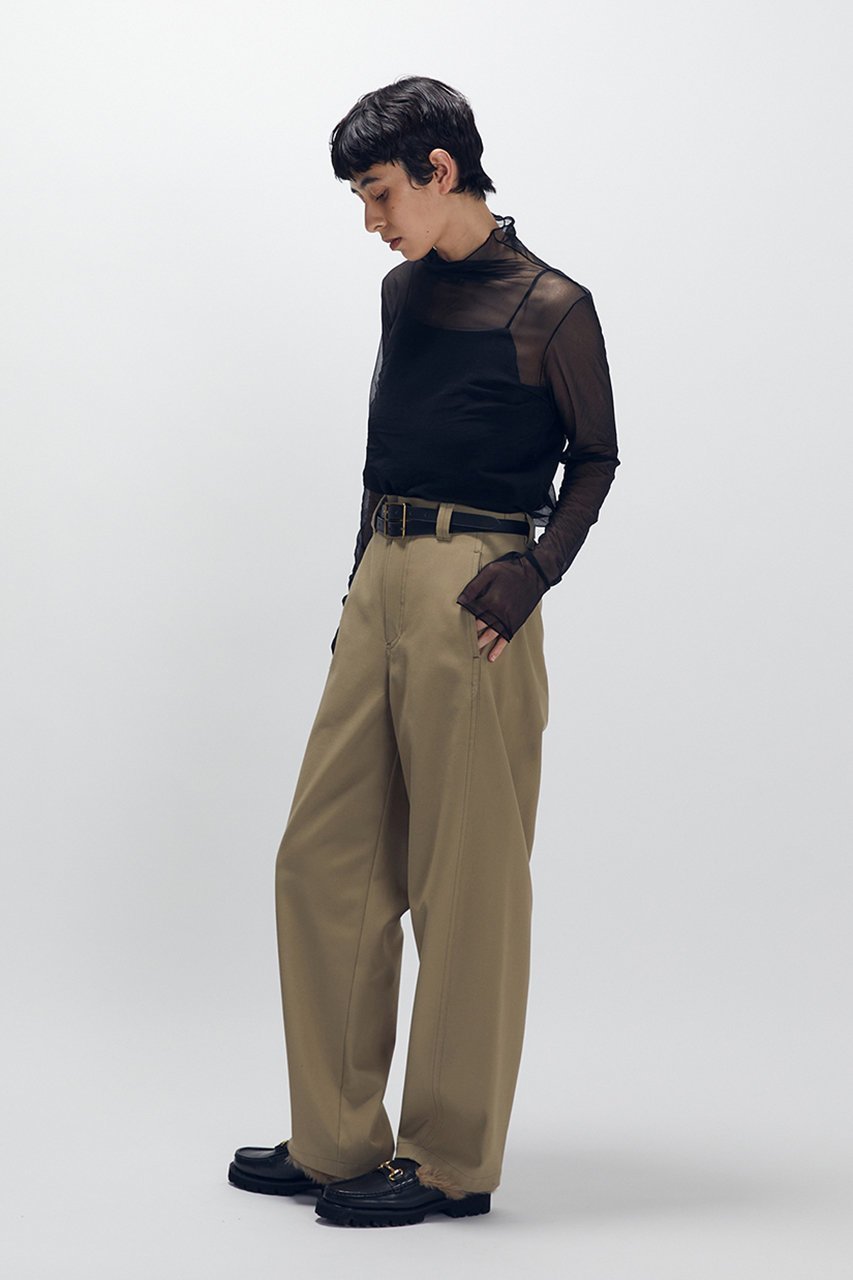 【プルミエ アロンディスモン/1er Arrondissement】のシアーハイネックカットソー 人気、トレンドファッション・服の通販 founy(ファニー) 　ファッション　Fashion　レディースファッション　Fashion for Women　トップス・カットソー　Cut & Sew Tops　シャツ・ブラウス・オフィスカジュアル　Elegant Blouses & Button-Ups　ロングTシャツ・Tシャツ　Longline T-Shirts & Tees　カットソー・ベーシックTシャツ　Cut-and-Sewn Tops / Stretch Tees & Basics　カットソー　Cut and Sewn Top　カーディガン　Cardigan, Knitwear　キャミソール　Camisole, Spaghetti Strap Top　シンプル　Simple, Minimal　スリーブ　Sleeve, Long Sleeve / Short Sleeve　トレンド　Trend, Trending Now　ハイネック　High Neck, Mock Neck　ロング　Long, Long-Length　エレガント 上品　Elegant　other-8|ID: prp329100004696799 ipo3291000000034154529