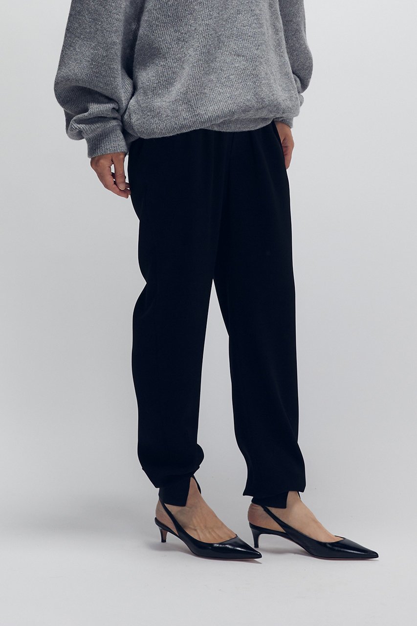 【プルミエ アロンディスモン/1er Arrondissement】のB.Sジョーゼットスリットリブジョガーパンツ 人気、トレンドファッション・服の通販 founy(ファニー) 　ファッション　Fashion　レディースファッション　Fashion for Women　パンツ　Pants & Trousers　シンプル　Simple, Minimal　ジョーゼット　Georgette, Semi-Sheer Fabric　スリット　Slit, Slit Detail　ドレープ　Drape, Draping Fabric　エレガント 上品　Elegant　other-6|ID: prp329100004696803 ipo3291000000034154533