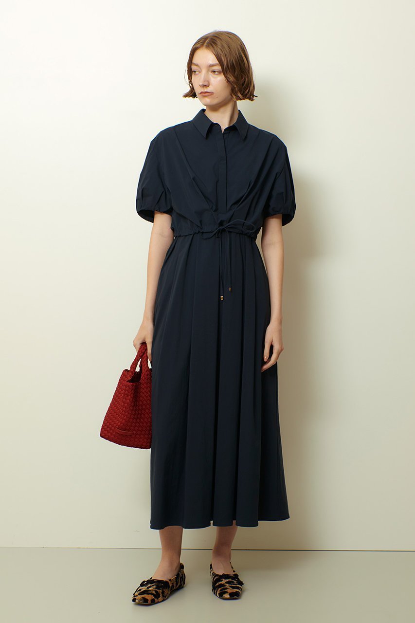 【アルアバイル/allureville】のドロストシャツワンピース 人気、トレンドファッション・服の通販 founy(ファニー) 　ファッション　Fashion　レディースファッション　Fashion for Women　ワンピース　Dresses　シャツワンピース / 1枚で着映えコーデ　Shirt Dresses　チュニック　Tunic Tops & Dresses　サンダル　Sandals, Summer Shoes　スニーカー　Sneakers, Trainers　スリーブ　Sleeve, Long Sleeve / Short Sleeve　チュニック　Tunic, Long Top　ロング　Long, Long-Length　エレガント 上品　Elegant　再入荷　Restock / Back in Stock　other-7|ID: prp329100004696811 ipo3291000000035404953