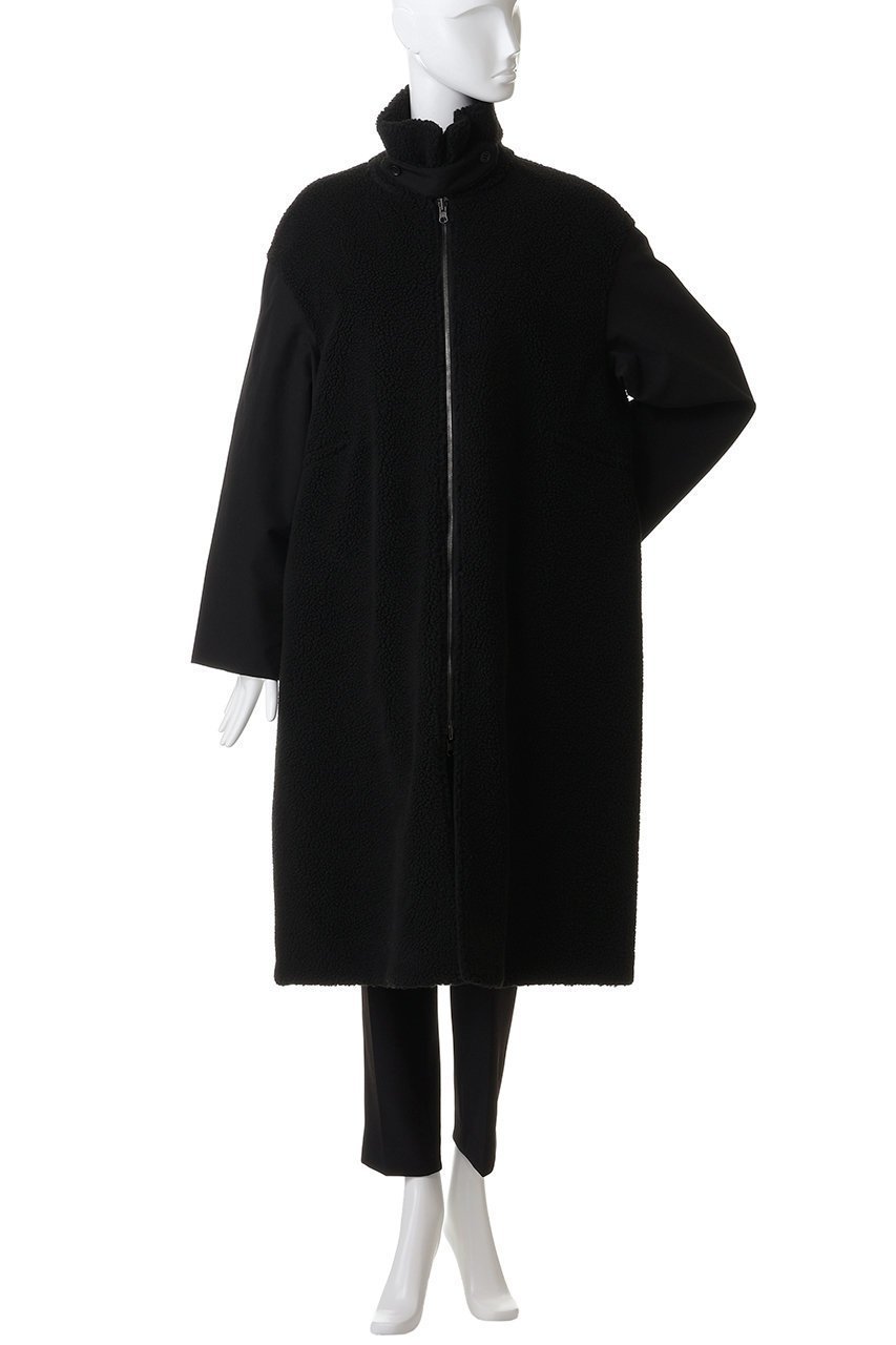 【ヴァシュモン/VACHEMENT】のリサイクルシェルタフタ×ボア ロングコート 人気、トレンドファッション・服の通販 founy(ファニー) 　ファッション　Fashion　レディースファッション　Fashion for Women　アウター　Coat / Outerwear Collection　コート・ロングコート・ピーコート　Long Coats, Peacoats & More　エレガント 上品　Elegant　タフタ　Taffeta, Structured Fabric　ドッキング　Docking, Mixed Material　ミリタリー　Military, Army Style　ロング　Long, Long-Length　定番　Standard, Basic Item　新作・新入荷　New Arrivals / New In　other-2|ID: prp329100004698326 ipo3291000000033926855