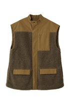 【ヴァシュモン/VACHEMENT】のリサイクルシェルタフタ×ボアベスト カーキ|ID: prp329100004698327 ipo3291000000036085368