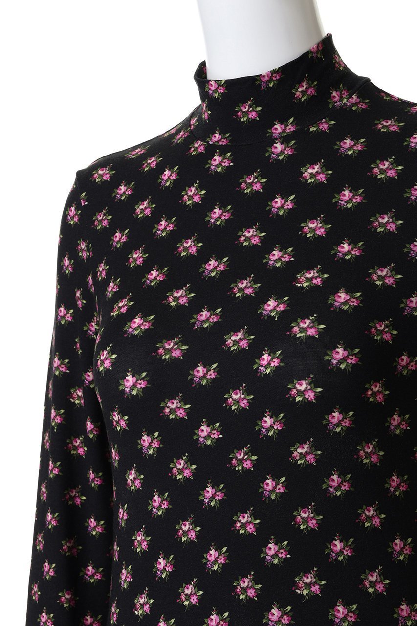 【ルール ロジェット/leur logette】のフレンチローズプリントトップス 人気、トレンドファッション・服の通販 founy(ファニー) 　ファッション　Fashion　レディースファッション　Fashion for Women　トップス・カットソー　Cut & Sew Tops　シャツ・ブラウス・オフィスカジュアル　Elegant Blouses & Button-Ups　ロングTシャツ・Tシャツ　Longline T-Shirts & Tees　カットソー・ベーシックTシャツ　Cut-and-Sewn Tops / Stretch Tees & Basics　キャミワンピース　Cami Dress, Slip Dress　スウェット / スエット　Sweatshirt, Sweatwear　スリーブ　Sleeve, Long Sleeve / Short Sleeve　フィット　Fit, Slim Fit　プリント　Print, Printed Pattern　ロング　Long, Long-Length　ローズ　Rose, Rose Motif　定番　Standard, Basic Item　新作・新入荷　New Arrivals / New In　other-5|ID: prp329100004698331 ipo3291000000033926899