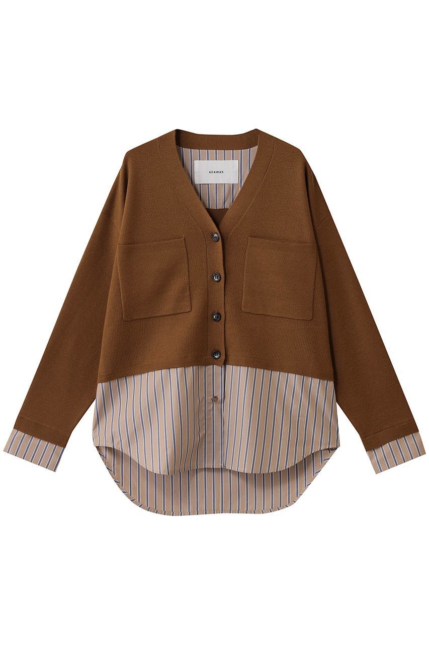 【アダワス/ADAWAS】のEXTRAFINE メリノウール カーディガン インテリア・キッズ・メンズ・レディースファッション・服の通販 founy(ファニー) 　ファッション　Fashion　レディースファッション　Fashion for Women　トップス・カットソー　Cut & Sew Tops　ニット　Knit Tops & Sweaters　カーディガン・羽織り　Layered Style Cardigans　カーディガン　Cardigan, Knitwear　タイプライター　Typewriter Fabric, Crisp Cotton　バランス　Balance, Style Balance　新作・新入荷　New Arrivals / New In　キャメル|ID: prp329100004698335 ipo3291000000033926927