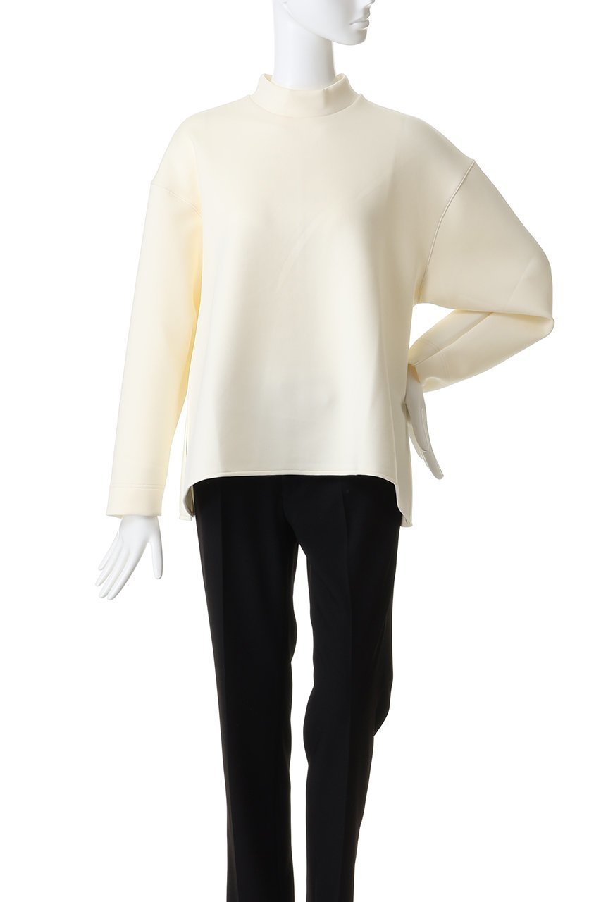【フローレント/FLORENT】のコットン ダンボール スタンドカラー トップス 人気、トレンドファッション・服の通販 founy(ファニー) 　ファッション　Fashion　レディースファッション　Fashion for Women　トップス・カットソー　Cut & Sew Tops　シャツ・ブラウス・オフィスカジュアル　Elegant Blouses & Button-Ups　ロングTシャツ・Tシャツ　Longline T-Shirts & Tees　カットソー・ベーシックTシャツ　Cut-and-Sewn Tops / Stretch Tees & Basics　スタンド　Stand Collar, Upright Stand　スリーブ　Sleeve, Long Sleeve / Short Sleeve　ロング　Long, Long-Length　新作・新入荷　New Arrivals / New In　other-2|ID: prp329100004698339 ipo3291000000033926957