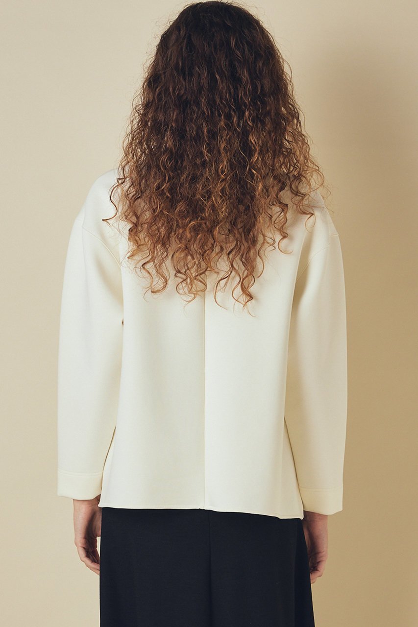 【フローレント/FLORENT】のコットン ダンボール スタンドカラー トップス 人気、トレンドファッション・服の通販 founy(ファニー)  ファッション Fashion レディースファッション Fashion for Women トップス・カットソー Cut & Sew Tops シャツ・ブラウス・オフィスカジュアル Elegant Blouses & Button-Ups ロングTシャツ・Tシャツ Longline T-Shirts & Tees カットソー・ベーシックTシャツ Cut-and-Sewn Tops / Stretch Tees & Basics スタンド Stand Collar, Upright Stand スリーブ Sleeve, Long Sleeve / Short Sleeve ロング Long, Long-Length other-8|ID: prp329100004698339 ipo3291000000033984998