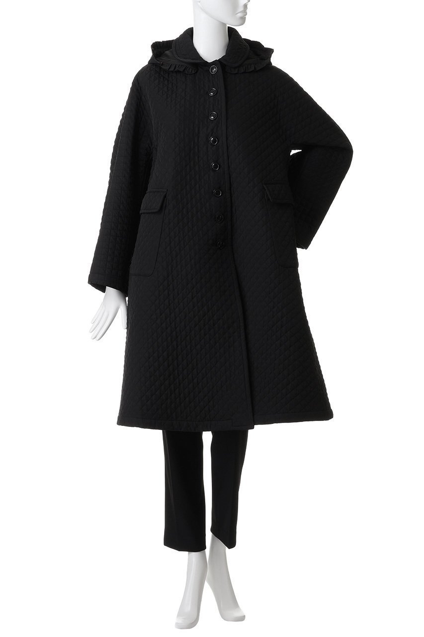 【ビリティス ディセッタン/Bilitis dix-sept ans】のキルティングフーデッドコート 人気、トレンドファッション・服の通販 founy(ファニー) 　ファッション　Fashion　レディースファッション　Fashion for Women　アウター　Coat / Outerwear Collection　コート・ロングコート・ピーコート　Long Coats, Peacoats & More　インナー　Innerwear　キルティング　Quilted, Quilting　モダン　Modern, Contemporary　ロング　Long, Long-Length　エレガント 上品　Elegant　新作・新入荷　New Arrivals / New In　other-2|ID: prp329100004698340 ipo3291000000033926963