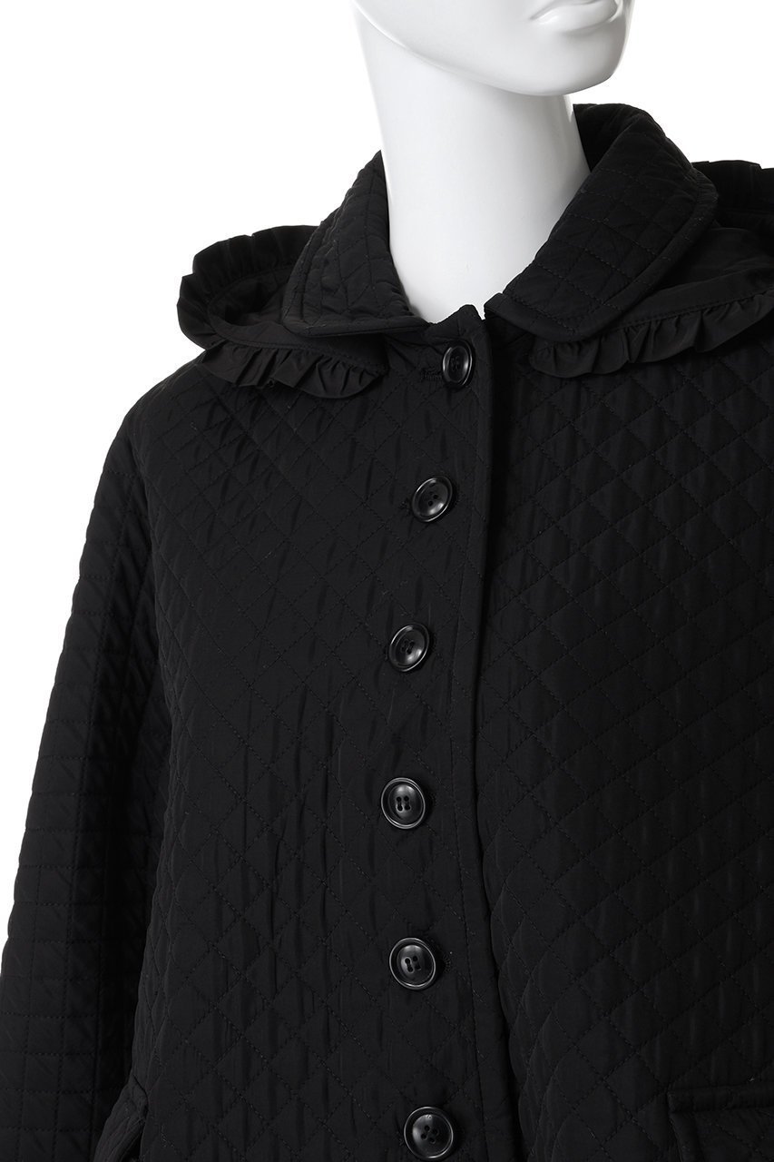 【ビリティス ディセッタン/Bilitis dix-sept ans】のキルティングフーデッドコート 人気、トレンドファッション・服の通販 founy(ファニー) 　ファッション　Fashion　レディースファッション　Fashion for Women　アウター　Coat / Outerwear Collection　コート・ロングコート・ピーコート　Long Coats, Peacoats & More　インナー　Innerwear　キルティング　Quilted, Quilting　モダン　Modern, Contemporary　ロング　Long, Long-Length　エレガント 上品　Elegant　新作・新入荷　New Arrivals / New In　other-5|ID: prp329100004698340 ipo3291000000033926966