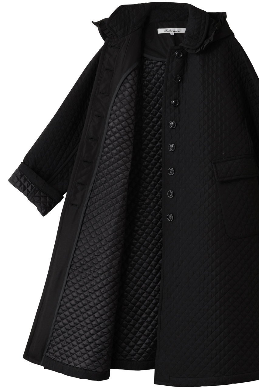 【ビリティス ディセッタン/Bilitis dix-sept ans】のキルティングフーデッドコート 人気、トレンドファッション・服の通販 founy(ファニー) 　ファッション　Fashion　レディースファッション　Fashion for Women　アウター　Coat / Outerwear Collection　コート・ロングコート・ピーコート　Long Coats, Peacoats & More　インナー　Innerwear　キルティング　Quilted, Quilting　モダン　Modern, Contemporary　ロング　Long, Long-Length　エレガント 上品　Elegant　新作・新入荷　New Arrivals / New In　other-6|ID: prp329100004698340 ipo3291000000033926967
