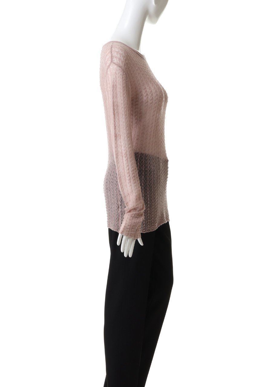 【エリオポール/heliopole】のPOINTAIL ロングスリーブニットT 人気、トレンドファッション・服の通販 founy(ファニー) 　ファッション　Fashion　レディースファッション　Fashion for Women　トップス・カットソー　Cut & Sew Tops　ニット　Knit Tops & Sweaters　カジュアルプルオーバー・ニットトップス　Pullovers & Knit Tops / Casual Pullovers　フィット　Fit, Slim Fit　新作・新入荷　New Arrivals / New In　A/W・秋冬　Autumn/Winter　透かし　Cut-Out, Lacework　other-3|ID: prp329100004698347 ipo3291000000033927028