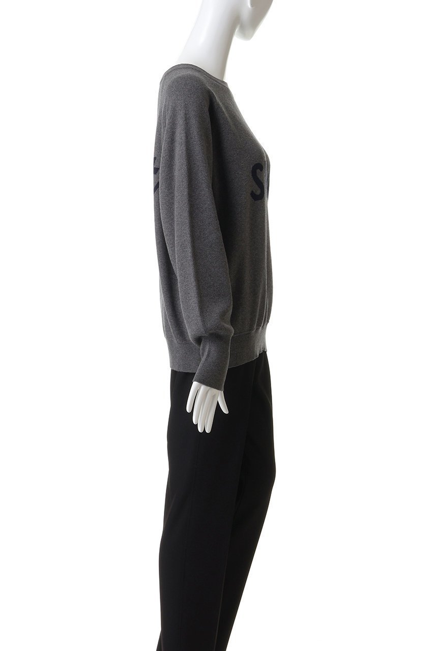 【エリオポール/heliopole】のダブルジャカードロゴニット 人気、トレンドファッション・服の通販 founy(ファニー) 　ファッション　Fashion　レディースファッション　Fashion for Women　トップス・カットソー　Cut & Sew Tops　ニット　Knit Tops & Sweaters　カジュアルプルオーバー・ニットトップス　Pullovers & Knit Tops / Casual Pullovers　スウェット / スエット　Sweatshirt, Sweatwear　ロング　Long, Long-Length　定番　Standard, Basic Item　新作・新入荷　New Arrivals / New In　A/W・秋冬　Autumn/Winter　other-3|ID: prp329100004698348 ipo3291000000033927040