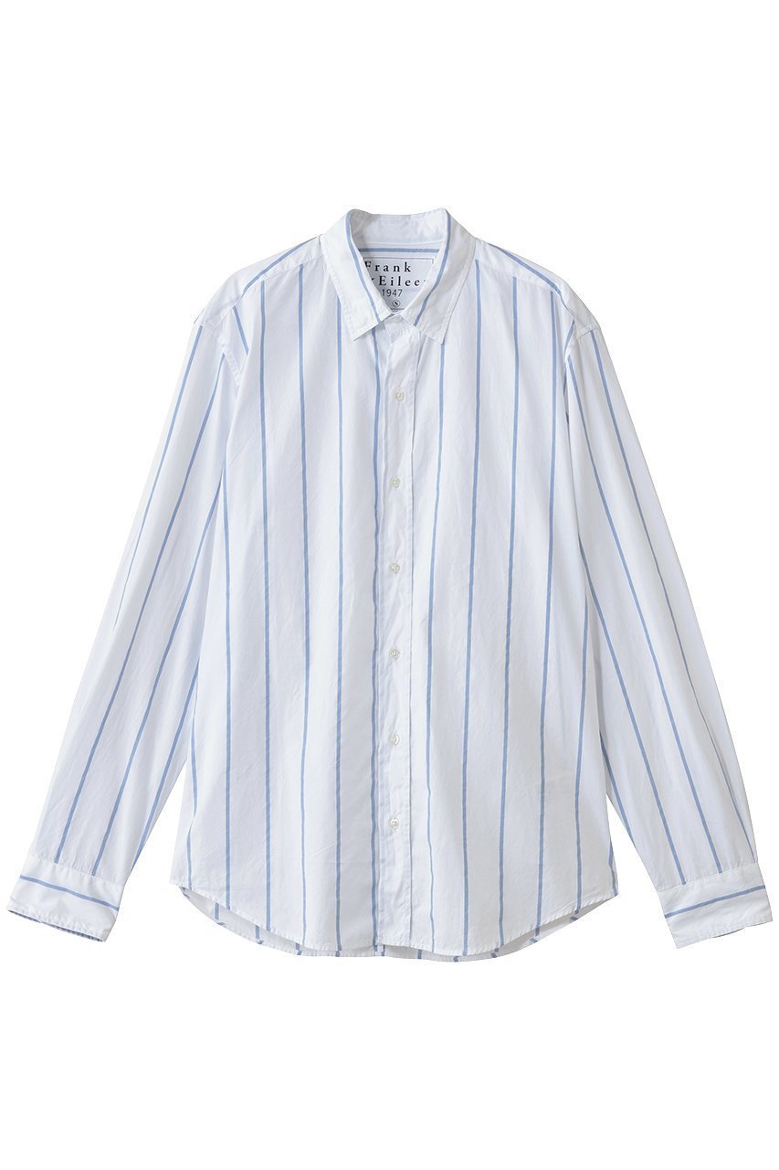 【フランク&アイリーン/Frank&Eileen / MEN】の【MEN】FINBAR イタリアンコットン ブルーストライプ シャツ 人気、トレンドファッション・服の通販 founy(ファニー) 　ファッション　Fashion　メンズファッション　Fashion for Men　インナー　Innerwear　ショーツ　Shorts, Short Pants　ジャケット　Jacket, Outerwear　ストライプ　Stripe, Striped Pattern　スリーブ　Sleeve, Long Sleeve / Short Sleeve　ロング　Long, Long-Length　新作・新入荷　New Arrivals / New In　 other-1|ID: prp329100004698351 ipo3291000000033927074