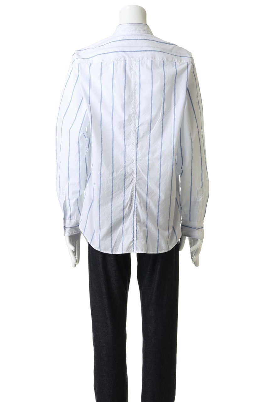 【フランク&アイリーン/Frank&Eileen / MEN】の【MEN】FINBAR イタリアンコットン ブルーストライプ シャツ 人気、トレンドファッション・服の通販 founy(ファニー) 　ファッション　Fashion　メンズファッション　Fashion for Men　インナー　Innerwear　ショーツ　Shorts, Short Pants　ジャケット　Jacket, Outerwear　ストライプ　Stripe, Striped Pattern　スリーブ　Sleeve, Long Sleeve / Short Sleeve　ロング　Long, Long-Length　other-4|ID: prp329100004698351 ipo3291000000035321478