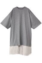【プランク プロジェクト/PRANK PROJECT】のシャギーヘムオーバーTEE / Shaggy Hem Over Tee 人気、トレンドファッション・服の通販 founy(ファニー) ファッション Fashion レディースファッション Fashion for Women トップス・カットソー Cut & Sew Tops シャツ・ブラウス・オフィスカジュアル Elegant Blouses & Button-Ups ロングTシャツ・Tシャツ Longline T-Shirts & Tees カットソー・ベーシックTシャツ Cut-and-Sewn Tops / Stretch Tees & Basics ワンピース Dresses ショート Short, Short Length スリーブ Sleeve, Long Sleeve / Short Sleeve チュニック Tunic, Long Top 新作・新入荷 New Arrivals / New In thumbnail GRY(グレー)|ID: prp329100004698358 ipo3291000000033927120