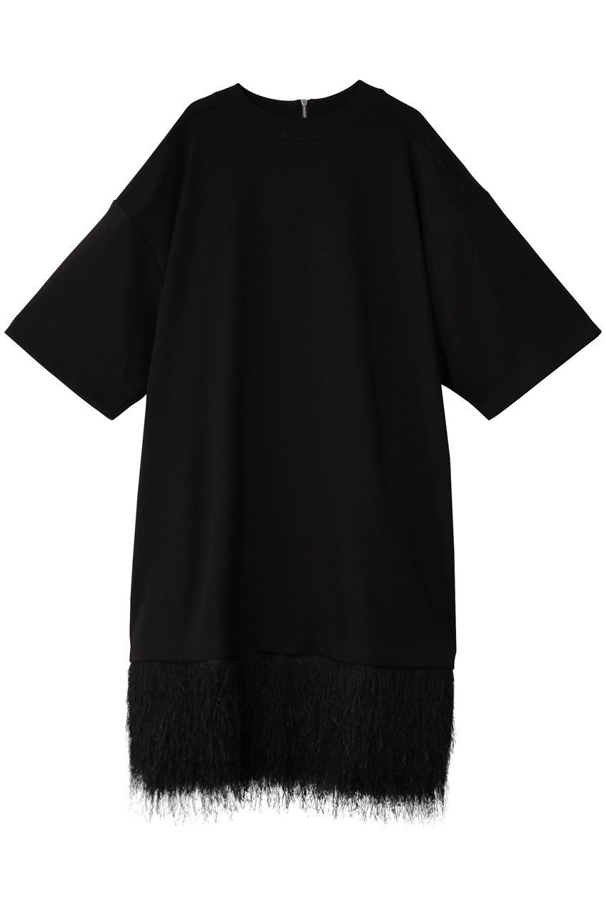 【プランク プロジェクト/PRANK PROJECT】のシャギーヘムオーバーTEE / Shaggy Hem Over Tee インテリア・キッズ・メンズ・レディースファッション・服の通販 founy(ファニー) 　ファッション　Fashion　レディースファッション　Fashion for Women　トップス・カットソー　Cut & Sew Tops　シャツ・ブラウス・オフィスカジュアル　Elegant Blouses & Button-Ups　ロングTシャツ・Tシャツ　Longline T-Shirts & Tees　カットソー・ベーシックTシャツ　Cut-and-Sewn Tops / Stretch Tees & Basics　ワンピース　Dresses　ショート　Short, Short Length　スリーブ　Sleeve, Long Sleeve / Short Sleeve　チュニック　Tunic, Long Top　新作・新入荷　New Arrivals / New In　BLK(ブラック)|ID: prp329100004698358 ipo3291000000033927122