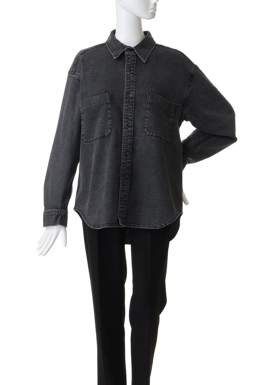 【ヤヌーク/YANUK】のデニムシャツ 人気、トレンドファッション・服の通販 founy(ファニー) 　ファッション　Fashion　レディースファッション　Fashion for Women　トップス・カットソー　Cut & Sew Tops　シャツ・ブラウス・オフィスカジュアル　Elegant Blouses & Button-Ups　スリーブ　Sleeve, Long Sleeve / Short Sleeve　デニム　Denim, Jeans Material　リラックス　Relax, Relaxed Fit　ロング　Long, Long-Length　定番　Standard, Basic Item　新作・新入荷　New Arrivals / New In　other-2|ID: prp329100004698366 ipo3291000000033927191