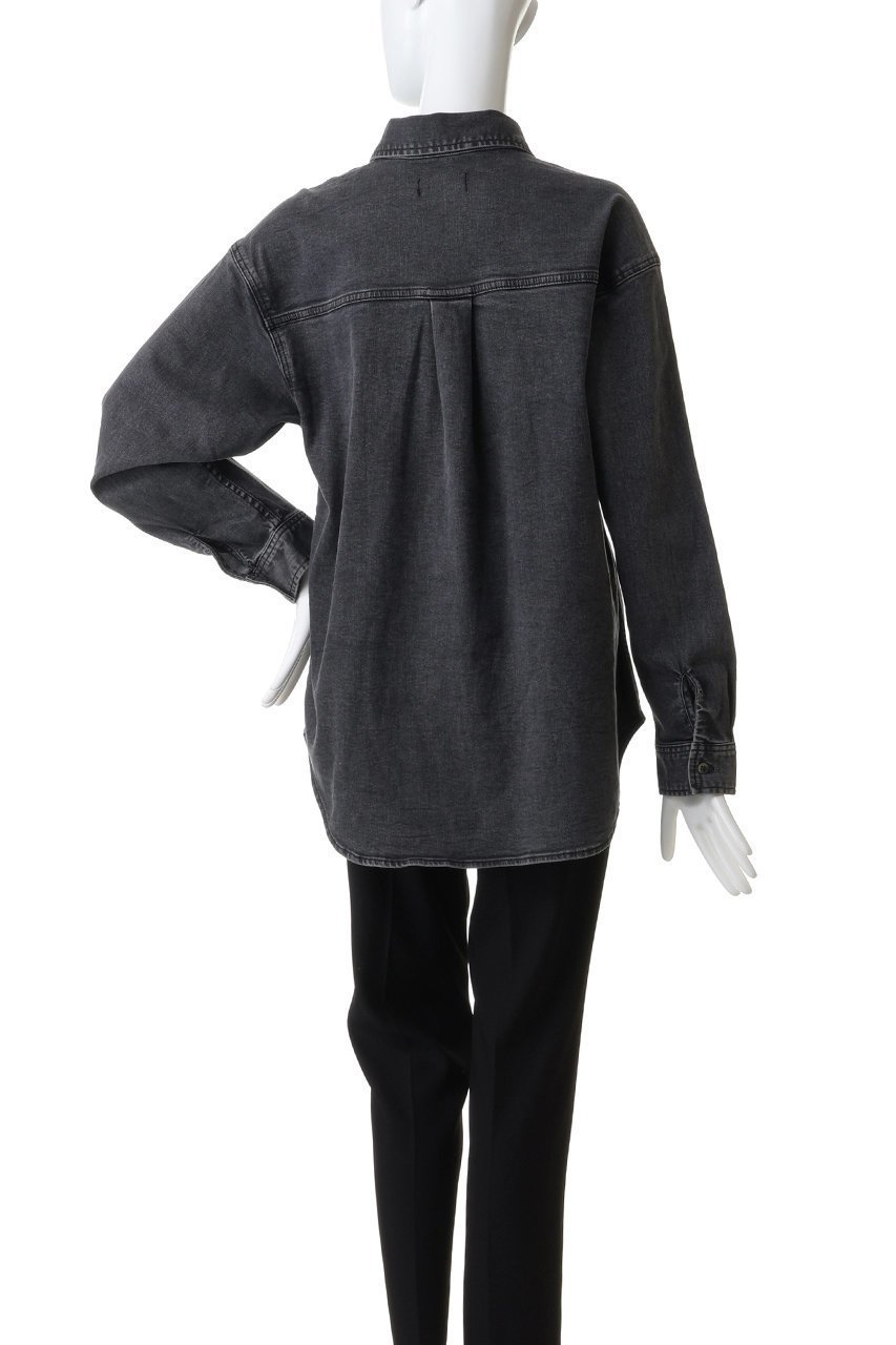 【ヤヌーク/YANUK】のデニムシャツ 人気、トレンドファッション・服の通販 founy(ファニー) 　ファッション　Fashion　レディースファッション　Fashion for Women　トップス・カットソー　Cut & Sew Tops　シャツ・ブラウス・オフィスカジュアル　Elegant Blouses & Button-Ups　スリーブ　Sleeve, Long Sleeve / Short Sleeve　デニム　Denim, Jeans Material　リラックス　Relax, Relaxed Fit　ロング　Long, Long-Length　定番　Standard, Basic Item　新作・新入荷　New Arrivals / New In　other-4|ID: prp329100004698366 ipo3291000000033927194