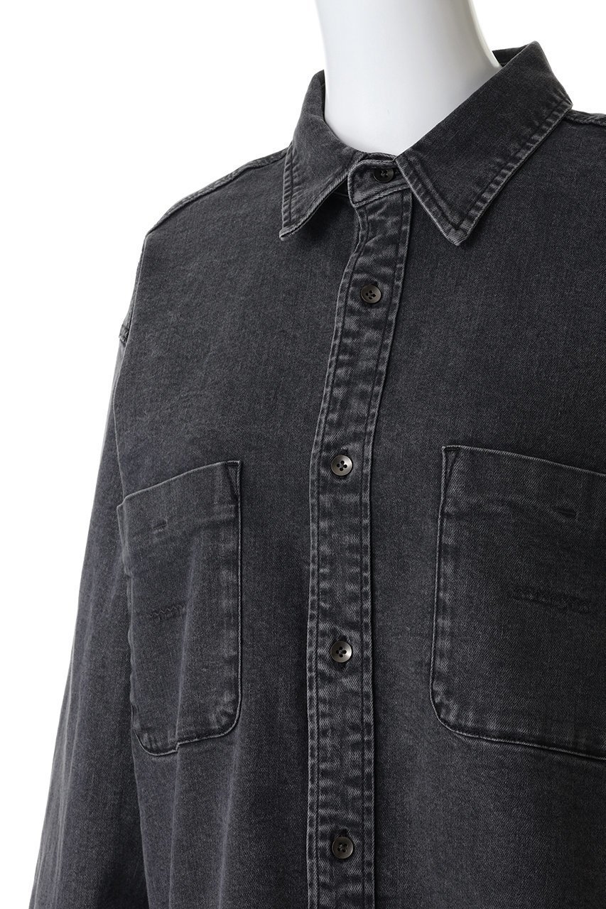 【ヤヌーク/YANUK】のデニムシャツ 人気、トレンドファッション・服の通販 founy(ファニー) 　ファッション　Fashion　レディースファッション　Fashion for Women　トップス・カットソー　Cut & Sew Tops　シャツ・ブラウス・オフィスカジュアル　Elegant Blouses & Button-Ups　スリーブ　Sleeve, Long Sleeve / Short Sleeve　デニム　Denim, Jeans Material　リラックス　Relax, Relaxed Fit　ロング　Long, Long-Length　定番　Standard, Basic Item　新作・新入荷　New Arrivals / New In　other-5|ID: prp329100004698366 ipo3291000000033927196