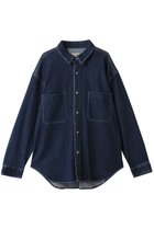 【ヤヌーク/YANUK】のデニムシャツ 人気、トレンドファッション・服の通販 founy(ファニー) ファッション Fashion レディースファッション Fashion for Women トップス・カットソー Cut & Sew Tops シャツ・ブラウス・オフィスカジュアル Elegant Blouses & Button-Ups おすすめ Recommended / Our Picks スリーブ Sleeve, Long Sleeve / Short Sleeve デニム Denim, Jeans Material リラックス Relax, Relaxed Fit ロング Long, Long-Length 新作・新入荷 New Arrivals / New In thumbnail ウォーンインディゴ|ID: prp329100004698367 ipo3291000000033927200