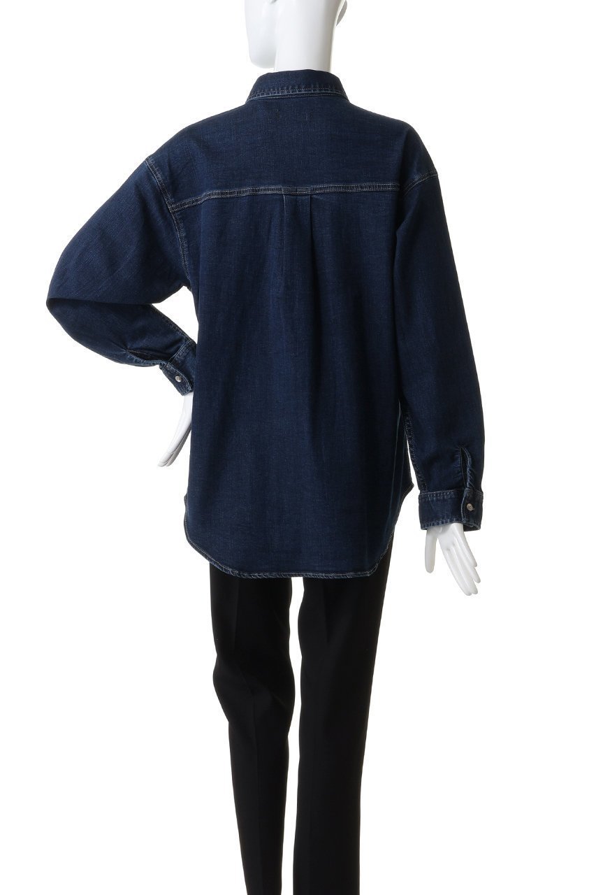 【ヤヌーク/YANUK】のデニムシャツ 人気、トレンドファッション・服の通販 founy(ファニー) 　ファッション　Fashion　レディースファッション　Fashion for Women　トップス・カットソー　Cut & Sew Tops　シャツ・ブラウス・オフィスカジュアル　Elegant Blouses & Button-Ups　おすすめ　Recommended / Our Picks　スリーブ　Sleeve, Long Sleeve / Short Sleeve　デニム　Denim, Jeans Material　リラックス　Relax, Relaxed Fit　ロング　Long, Long-Length　新作・新入荷　New Arrivals / New In　other-4|ID: prp329100004698367 ipo3291000000033927203