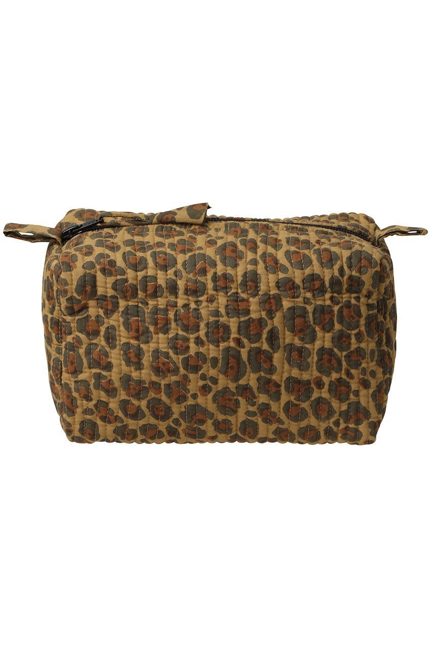【エスゼット ブロックプリント/SZ Blockprints】のSMALL MAKEUP POUCH LEOPARD ポーチ インテリア・キッズ・メンズ・レディースファッション・服の通販 founy(ファニー) 　ファッション　Fashion　レディースファッション　Fashion for Women　ポーチ&ミニバッグ　Pouches & Mini Bags　コンパクト　Compact, Small Size　スマート　Smart, Elegant　フォルム　Silhouette, Form　ポーチ　Pouch, Small Case　リップ　Lip, Lip Motif　レオパード　Leopard, Animal Print　ブラウン|ID: prp329100004698369 ipo3291000000035563677