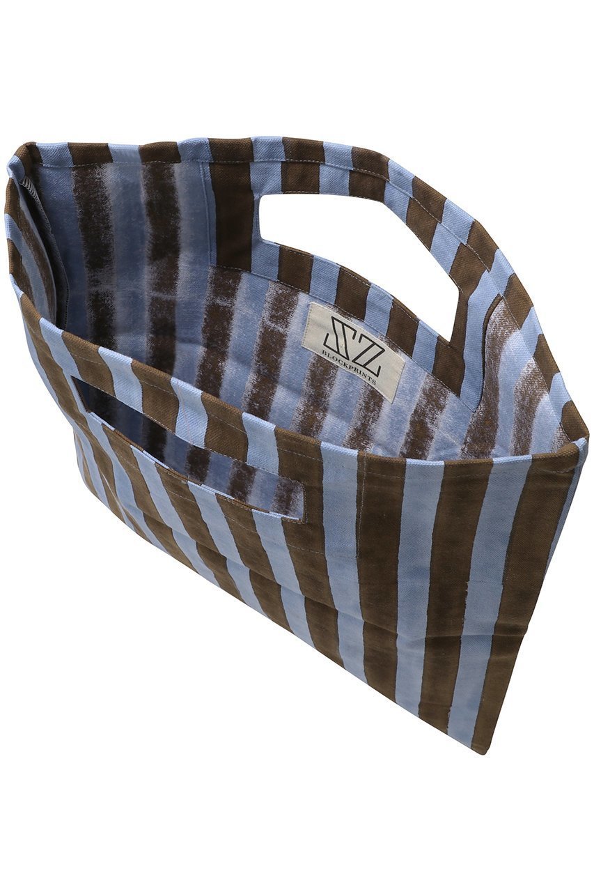 【エスゼット ブロックプリント/SZ Blockprints】のMARKET BAG DAFFODIL マーケットバッグ 人気、トレンドファッション・服の通販 founy(ファニー) 　ファッション　Fashion　レディースファッション　Fashion for Women　バッグ　Bags　クラッチ　Clutch, Clutch Bag　スタイリッシュ　Stylish, Fashionable　ストライプ　Stripe, Striped Pattern　ハンド　Hand, Handmade　モダン　Modern, Contemporary　新作・新入荷　New Arrivals / New In　other-5|ID: prp329100004698370 ipo3291000000033927233