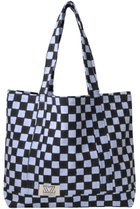 【エスゼット ブロックプリント/SZ Blockprints】のSMALL TOTE DOUBLE CHECK スモールトートバッグ ブルー|ID:prp329100004698371