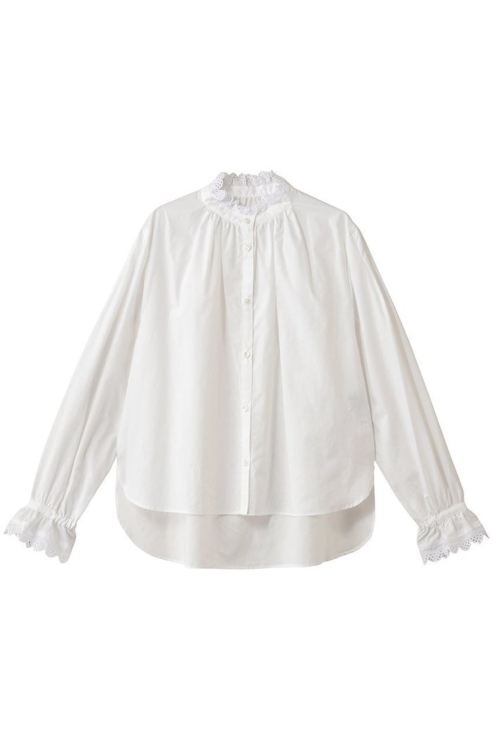 【スリー ドッツ/three dots】のレースシャツ インテリア・キッズ・メンズ・レディースファッション・服の通販 founy(ファニー) https://founy.com/ ファッション Fashion レディースファッション Fashion for Women トップス・カットソー Cut & Sew Tops シャツ・ブラウス・オフィスカジュアル Elegant Blouses & Button-Ups おすすめ Recommended / Our Picks スウェット / スエット Sweatshirt, Sweatwear スリーブ Sleeve, Long Sleeve / Short Sleeve デニム Denim, Jeans Material フェミニン Feminine, Girly レース Lace, Lace Fabric ロング Long, Long-Length |ID: prp329100004698374 ipo3291000000036085467