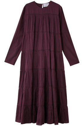 【マーレット/MERLETTE】 MAIDA コットンシルクティアードマキシドレス人気、トレンドファッション・服の通販 founy(ファニー) ファッション Fashion レディースファッション Fashion for Women ワンピース Dresses フォーマル・パーティードレス・結婚式用ドレス Elegant & Casual Dresses チュニック Tunic Tops & Dresses シルク Silk, 100% Silk チュニック Tunic, Long Top ドレス Dress, One-Piece フェミニン Feminine, Girly |ID:prp329100004698375