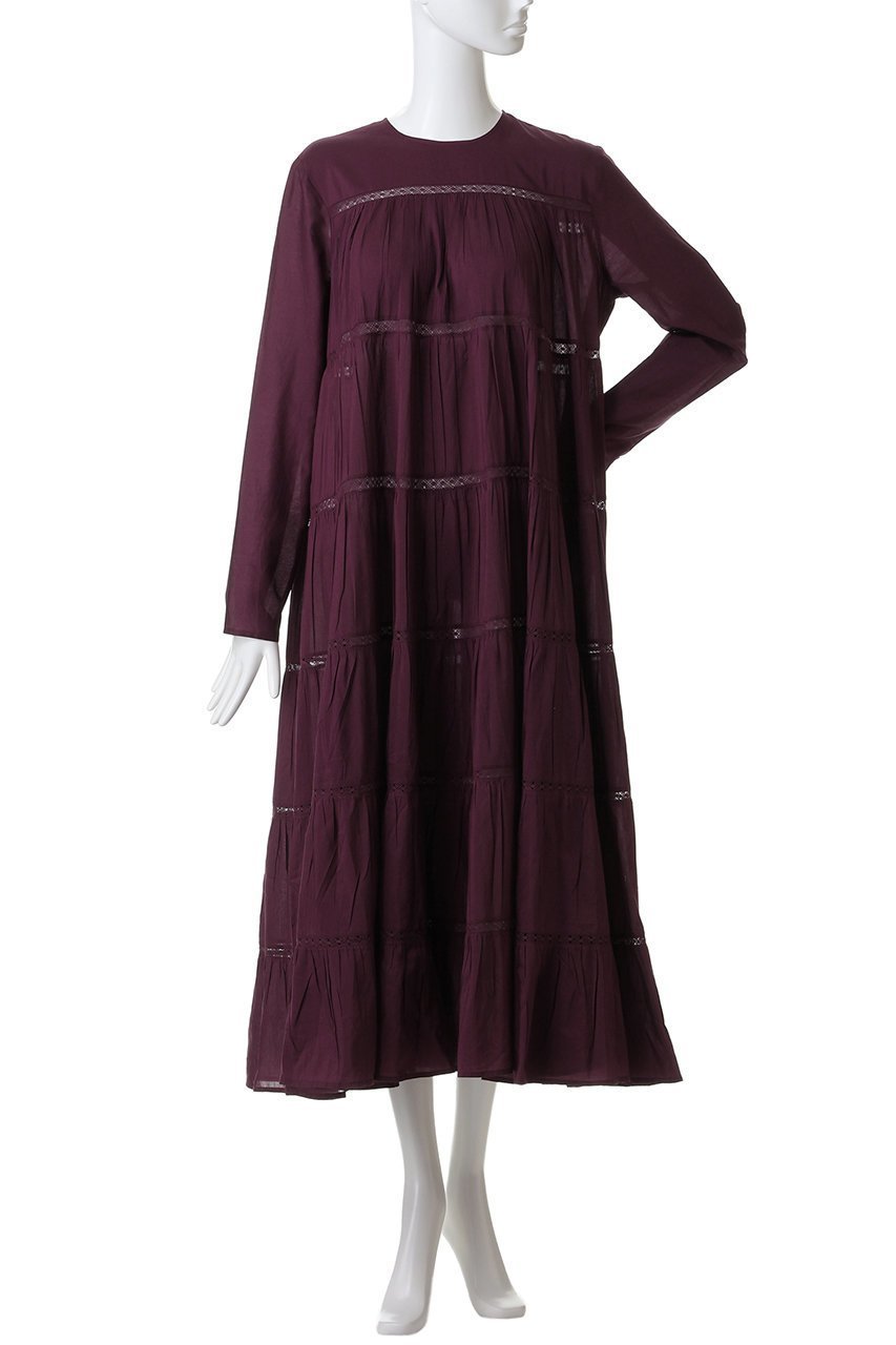 【マーレット/MERLETTE】のMAIDA コットンシルクティアードマキシドレス 人気、トレンドファッション・服の通販 founy(ファニー) ファッション Fashion レディースファッション Fashion for Women ワンピース Dresses フォーマル・パーティードレス・結婚式用ドレス Elegant & Casual Dresses チュニック Tunic Tops & Dresses シルク Silk, 100% Silk チュニック Tunic, Long Top ドレス Dress, One-Piece フェミニン Feminine, Girly other-2|ID: prp329100004698375 ipo3291000000035321526