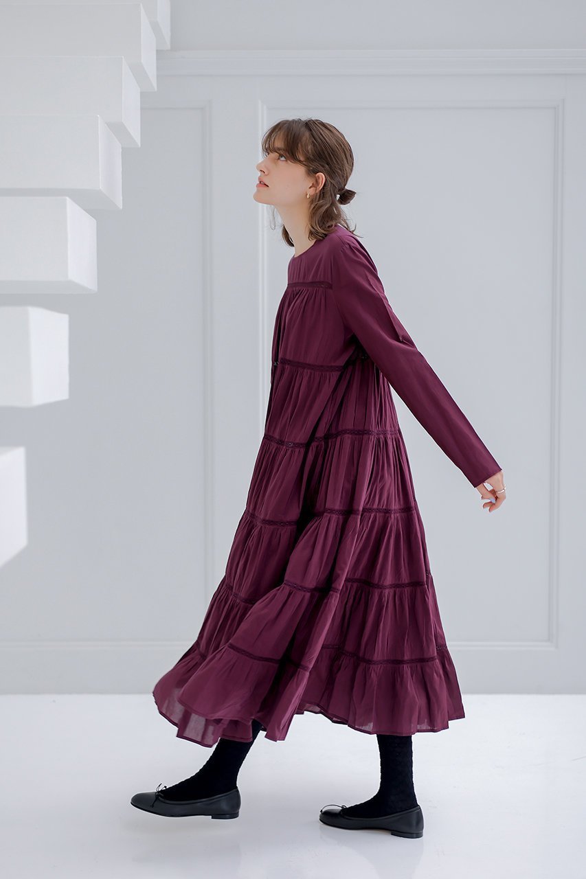 【マーレット/MERLETTE】のMAIDA コットンシルクティアードマキシドレス 人気、トレンドファッション・服の通販 founy(ファニー) ファッション Fashion レディースファッション Fashion for Women ワンピース Dresses フォーマル・パーティードレス・結婚式用ドレス Elegant & Casual Dresses チュニック Tunic Tops & Dresses シルク Silk, 100% Silk チュニック Tunic, Long Top ドレス Dress, One-Piece フェミニン Feminine, Girly other-7|ID: prp329100004698375 ipo3291000000035321531