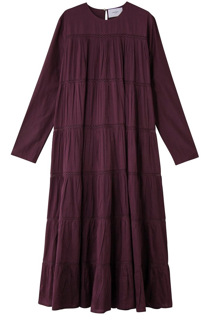 【マーレット/MERLETTE】のMAIDA コットンシルクティアードマキシドレス インテリア・キッズ・メンズ・レディースファッション・服の通販 founy(ファニー) https://founy.com/ ファッション Fashion レディースファッション Fashion for Women ワンピース Dresses フォーマル・パーティードレス・結婚式用ドレス Elegant & Casual Dresses チュニック Tunic Tops & Dresses シルク Silk, 100% Silk チュニック Tunic, Long Top ドレス Dress, One-Piece フェミニン Feminine, Girly |ID: prp329100004698375 ipo3291000000035563721