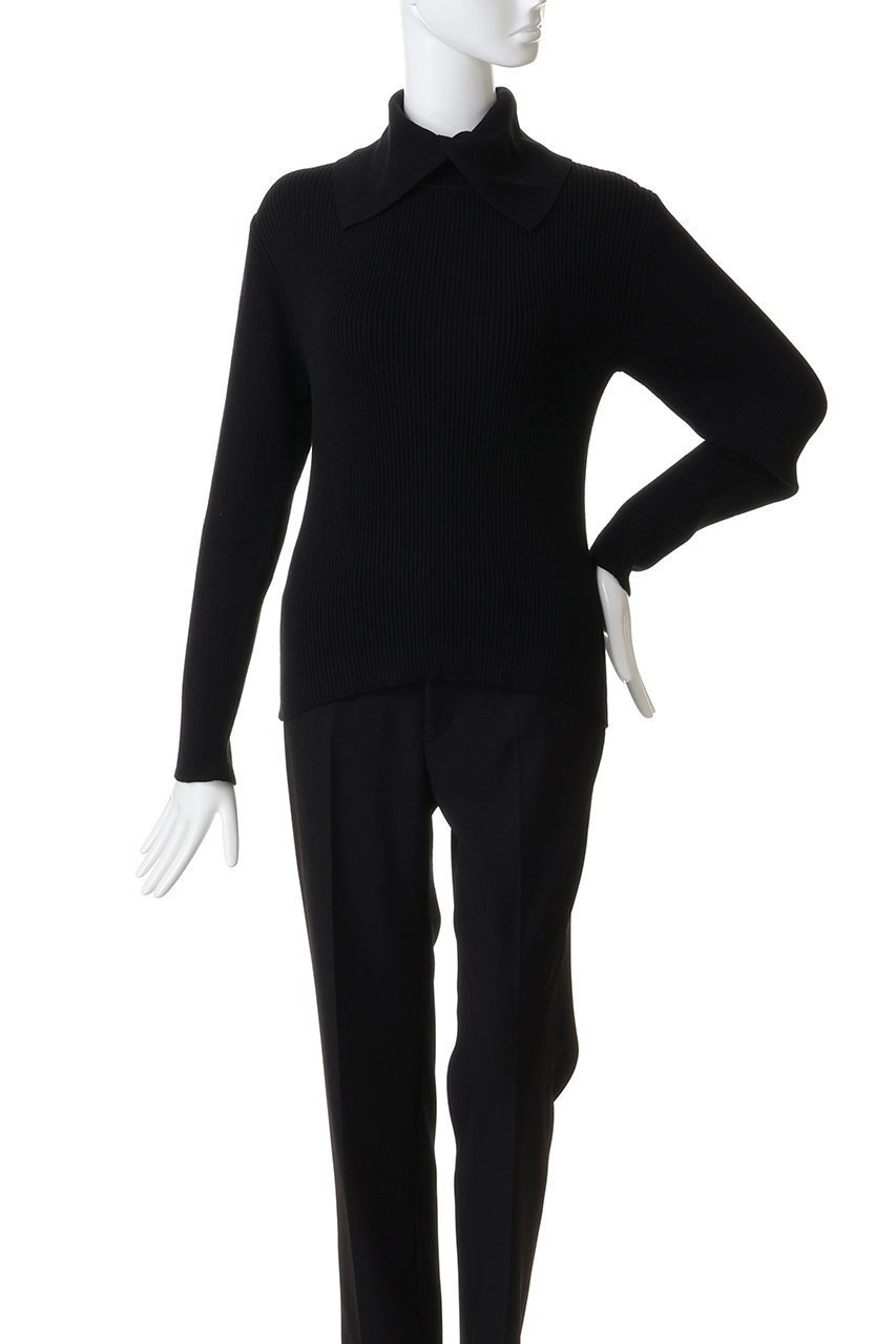 【エリオポール/heliopole】の【uca】COLLARED リブタートルプルオーバー 人気、トレンドファッション・服の通販 founy(ファニー) 　ファッション　Fashion　レディースファッション　Fashion for Women　トップス・カットソー　Cut & Sew Tops　ニット　Knit Tops & Sweaters　カジュアルプルオーバー・ニットトップス　Pullovers & Knit Tops / Casual Pullovers　シルク　Silk, 100% Silk　スリット　Slit, Slit Detail　タートル　Turtleneck, Turtle Collar　タートルネック　Turtleneck, High Neck　ドッキング　Docking, Mixed Material　ハンド　Hand, Handmade　ベーシック　Basic, Essential　新作・新入荷　New Arrivals / New In　other-2|ID: prp329100004698378 ipo3291000000033927318