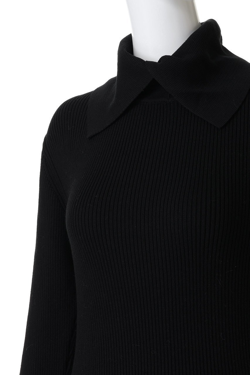 【エリオポール/heliopole】の【uca】COLLARED リブタートルプルオーバー 人気、トレンドファッション・服の通販 founy(ファニー) 　ファッション　Fashion　レディースファッション　Fashion for Women　トップス・カットソー　Cut & Sew Tops　ニット　Knit Tops & Sweaters　カジュアルプルオーバー・ニットトップス　Pullovers & Knit Tops / Casual Pullovers　シルク　Silk, 100% Silk　スリット　Slit, Slit Detail　タートル　Turtleneck, Turtle Collar　タートルネック　Turtleneck, High Neck　ドッキング　Docking, Mixed Material　ハンド　Hand, Handmade　ベーシック　Basic, Essential　新作・新入荷　New Arrivals / New In　other-5|ID: prp329100004698378 ipo3291000000033927324