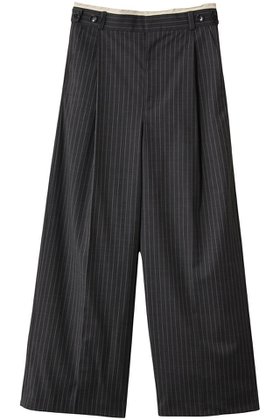 【プランク プロジェクト/PRANK PROJECT】のウーステッドセンタープレスワイドパンツ / Wool-Sleeved Center Press Wide Pants 人気、トレンドファッション・服の通販 founy(ファニー) ファッション Fashion レディースファッション Fashion for Women パンツ Pants & Trousers おすすめ Recommended / Our Picks センター Center, Center Line ロング Long, Long-Length ワイド Wide, Wide Fit |ID:prp329100004698380