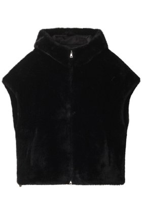【リナージオ/LIGNAGGIO】のミンク風フェイクフレンチスリーブジレ 人気、トレンドファッション・服の通販 founy(ファニー) ファッション Fashion レディースファッション Fashion for Women アウター Coat / Outerwear Collection レディースジャケット・軽アウター Jackets ジャケット Jacket, Outerwear スリーブ Sleeve, Long Sleeve / Short Sleeve ファブリック Fabric, Textile フレンチ French, French Style ベスト Vest, Waistcoat ボトム Bottoms, Lower Wear ミドル Middle Length, Mid Height エレガント 上品 Elegant 再入荷 Restock / Back in Stock A/W・秋冬 Autumn/Winter 防寒 Cold Protection, Winter-Ready |ID:prp329100004698383