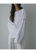 【エトレトウキョウ/ETRE TOKYO】のカットオフカフスロンTee ホワイト|ID:prp329100004699908