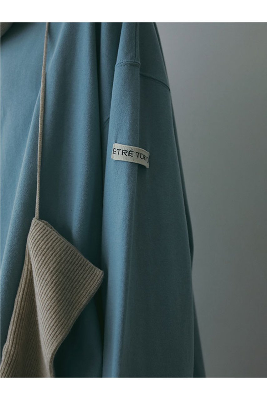 【エトレトウキョウ/ETRE TOKYO】のカットオフカフスロンTee 人気、トレンドファッション・服の通販 founy(ファニー) 　ファッション　Fashion　レディースファッション　Fashion for Women　トップス・カットソー　Cut & Sew Tops　シャツ・ブラウス・オフィスカジュアル　Elegant Blouses & Button-Ups　ロングTシャツ・Tシャツ　Longline T-Shirts & Tees　カットソー・ベーシックTシャツ　Cut-and-Sewn Tops / Stretch Tees & Basics　カフス　Cuff Design　シンプル　Simple, Minimal　ジャカード／ジャガード　Jacquard, Woven Pattern　スリット　Slit, Slit Detail　スリーブ　Sleeve, Long Sleeve / Short Sleeve　なめらか　Smooth, Silky Texture　リラックス　Relax, Relaxed Fit　ロング　Long, Long-Length　新作・新入荷　New Arrivals / New In　other-3|ID: prp329100004699908 ipo3291000000033936084